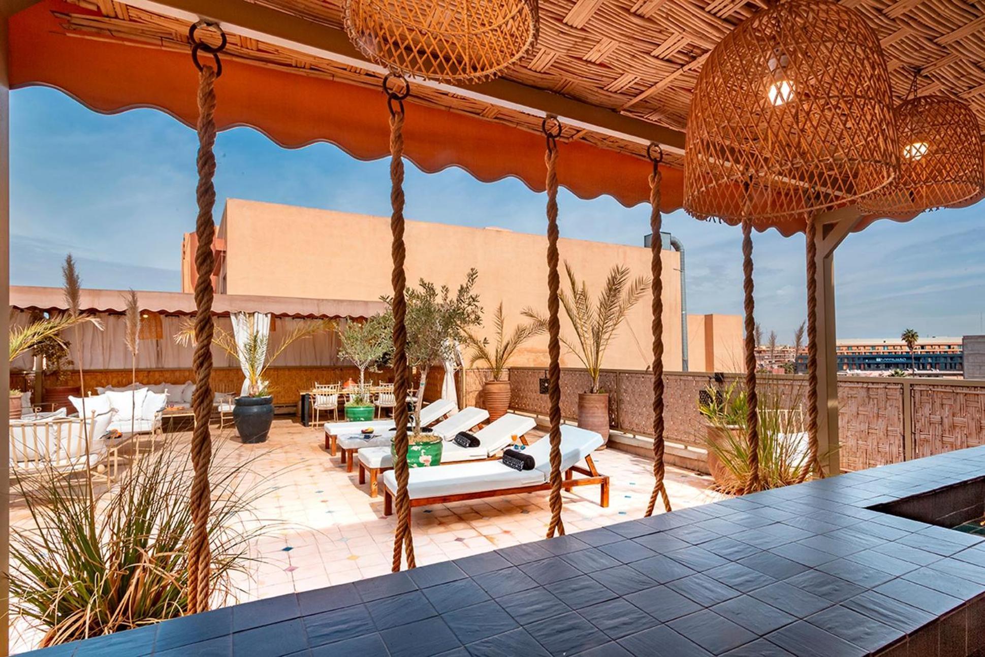 Appartement Les Tanneurs Penthouse Marrakech à Marrakesh Extérieur photo