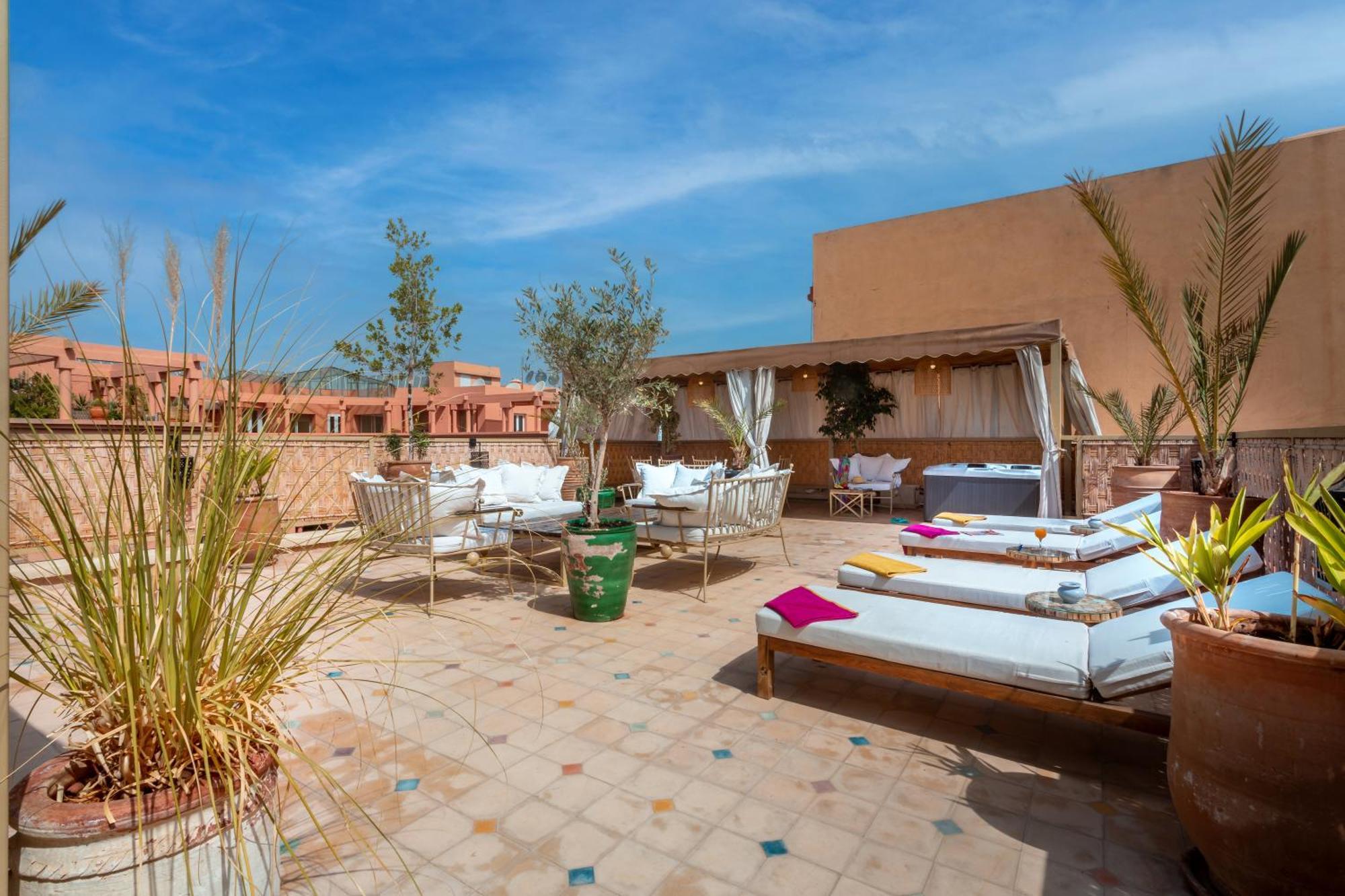 Appartement Les Tanneurs Penthouse Marrakech à Marrakesh Extérieur photo